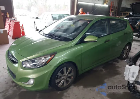 2013 Hyundai Accent Se из США, поврежденный, VIN KMHCU5AE9DU104215